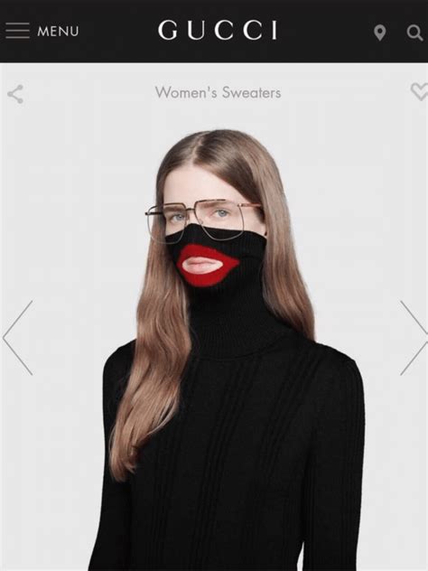 black face sweater by gucci|Gucci controversy.